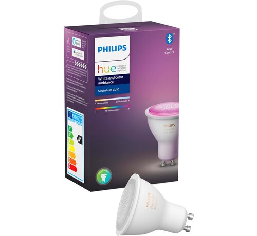 Philips Hue White and Color Ambiance Bluetooth GU10 1-pack