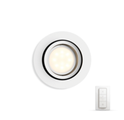 Philips Hue Milliskin inbouwspot rond wit (White Ambiance, incl DIM switch)