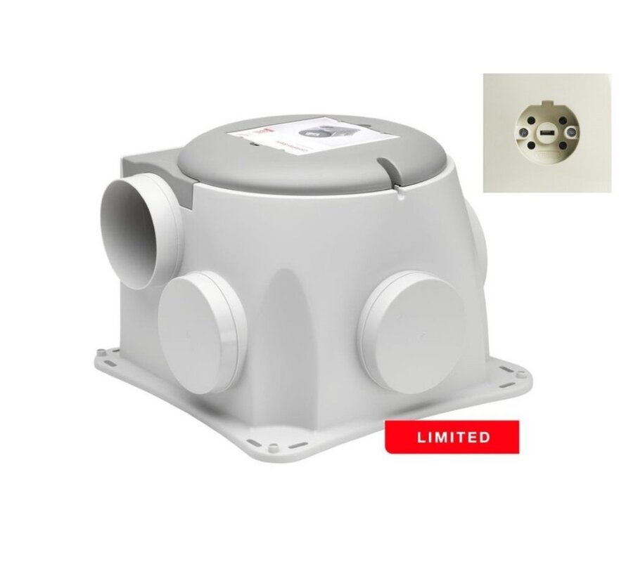 Zehnder ComfoFan Silent Limited ventilatiebox 300 m3/h perilex