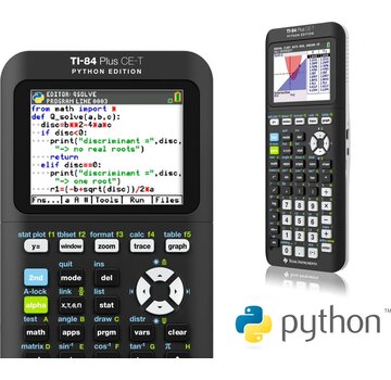 TEXAS INSTRUMENTS TI-84 Plus CE-T Python Edition Grafische rekenmachine
