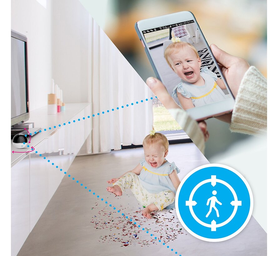 EZVIZ By Hikvision C6T Mini Indoor Wifi-camera Wit