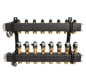 Itho Daalderop Autotemp Spider 5 groeps verdeler/verzamelaar inclusief motoren