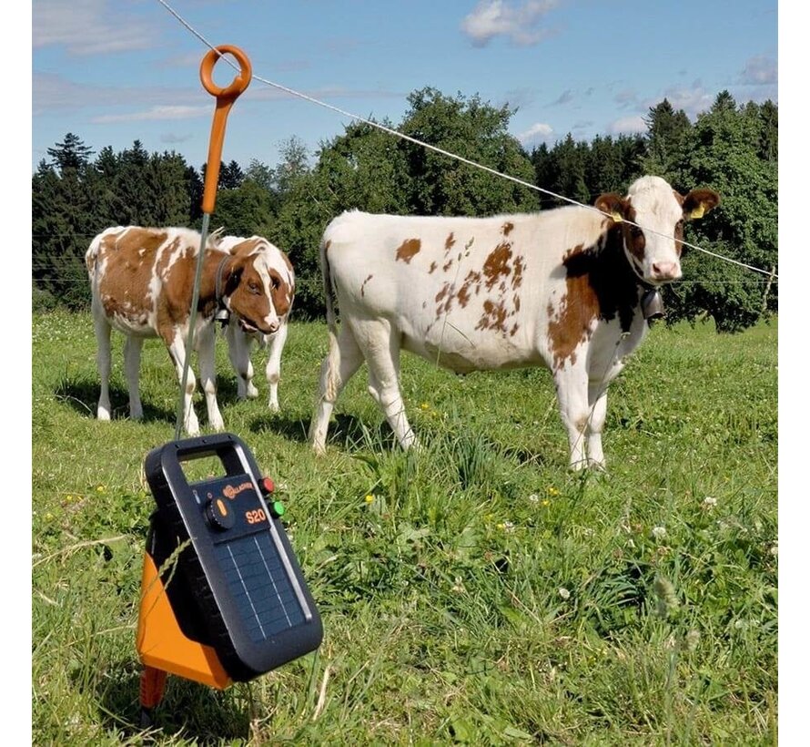 Gallagher S20 solar schrikdraadapparaat incl. batterij