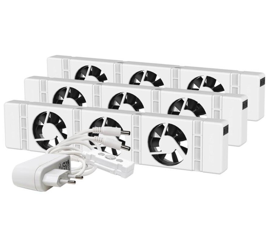 SpeedComfort radiatorventilator Trio wit