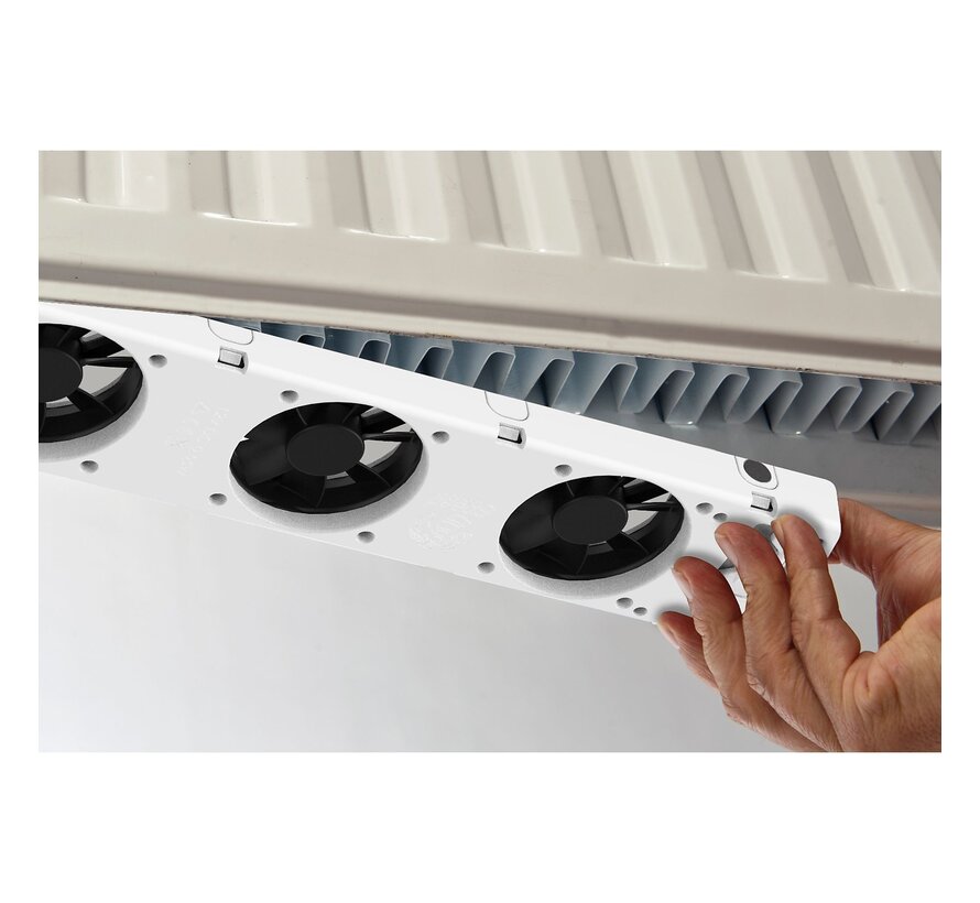 SpeedComfort radiatorventilator Duo wit