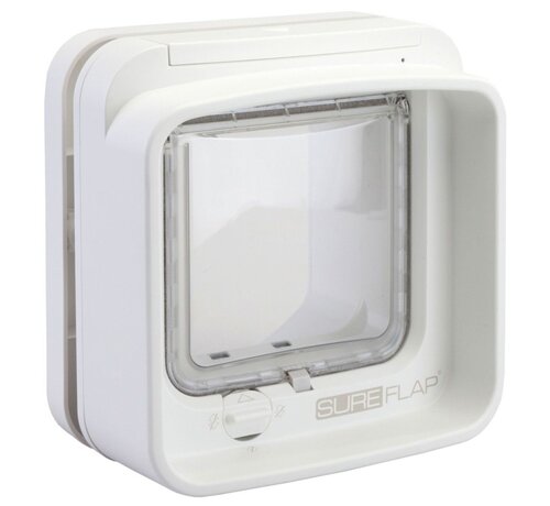 Sureflap Sureflap Dierenluik Microchip Dualscan - Kattenluik - 20x7x20 cm Wit