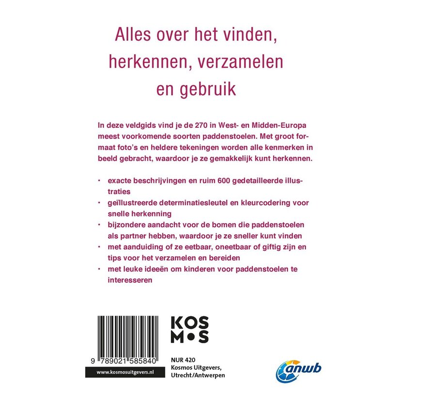 ANWB natuurgidsen - ANWB Paddenstoelengids