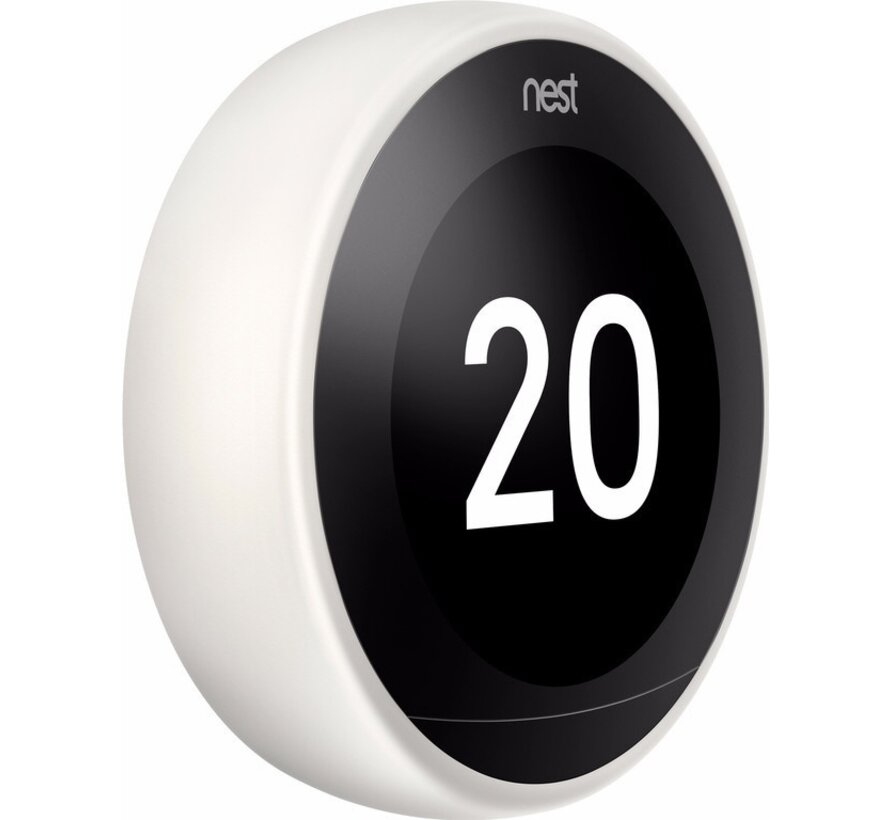 Google Nest Learning Slimme Thermostaat V3 Wit - Tweedehands