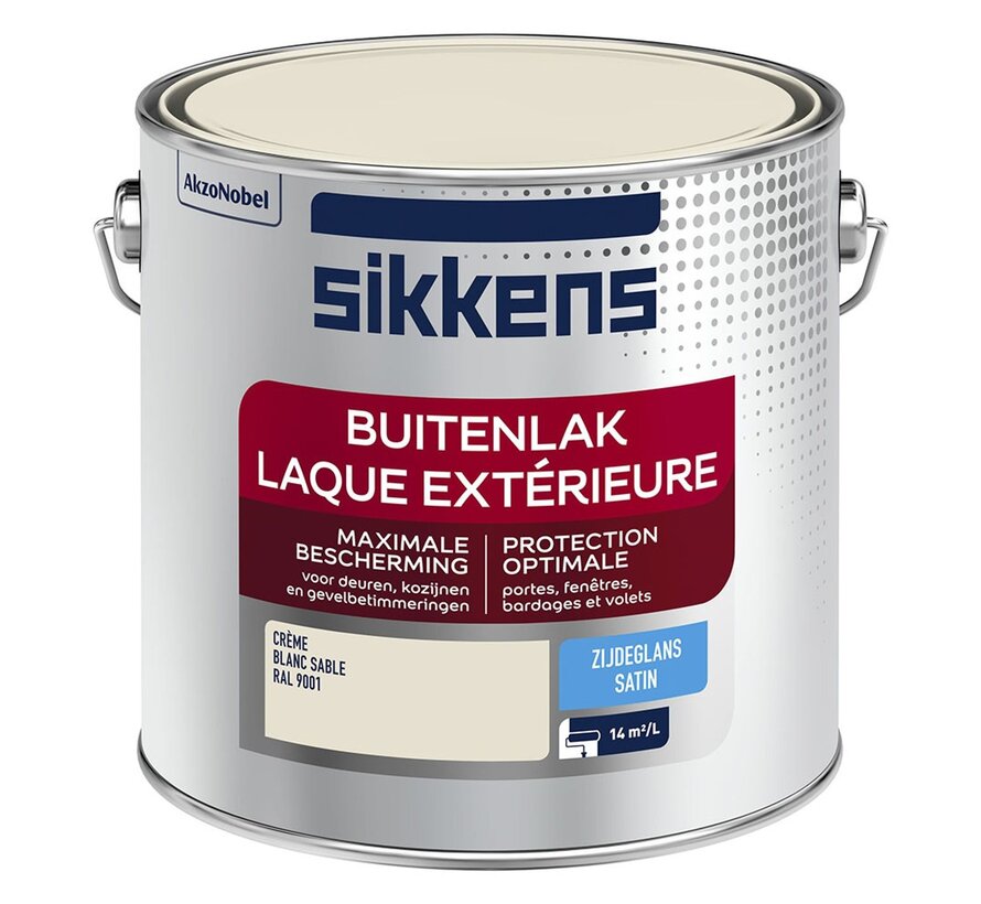 Sikkens Buitenlak zijdeglans RAL 9001 2,5L