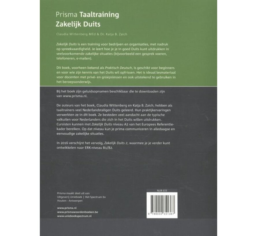 Prisma Taal - Zakelijk Duits