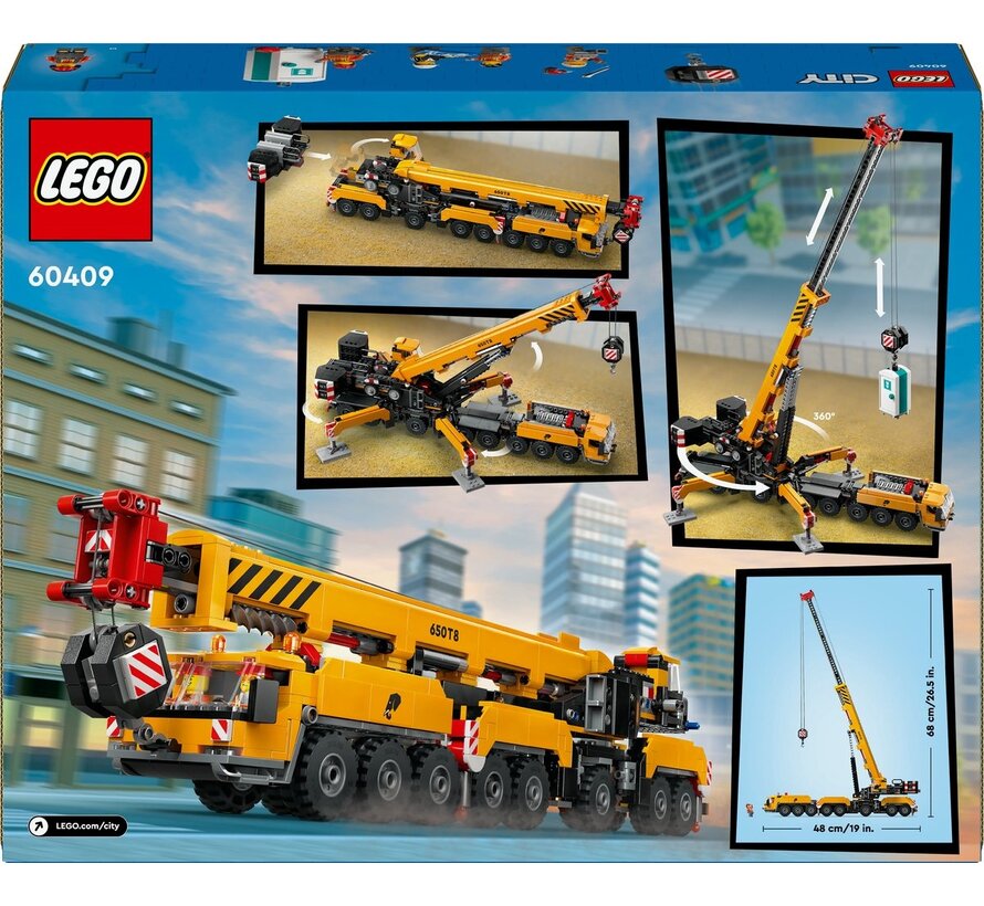 LEGO 60409 Gele Mobiele Bouwkraan