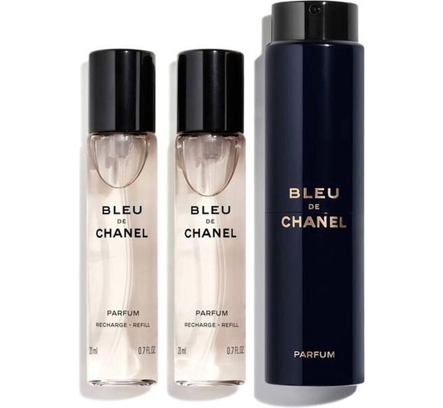 CHANEL Bleu de Chanel Parfum Twist & Spray (3 x 20 ml)