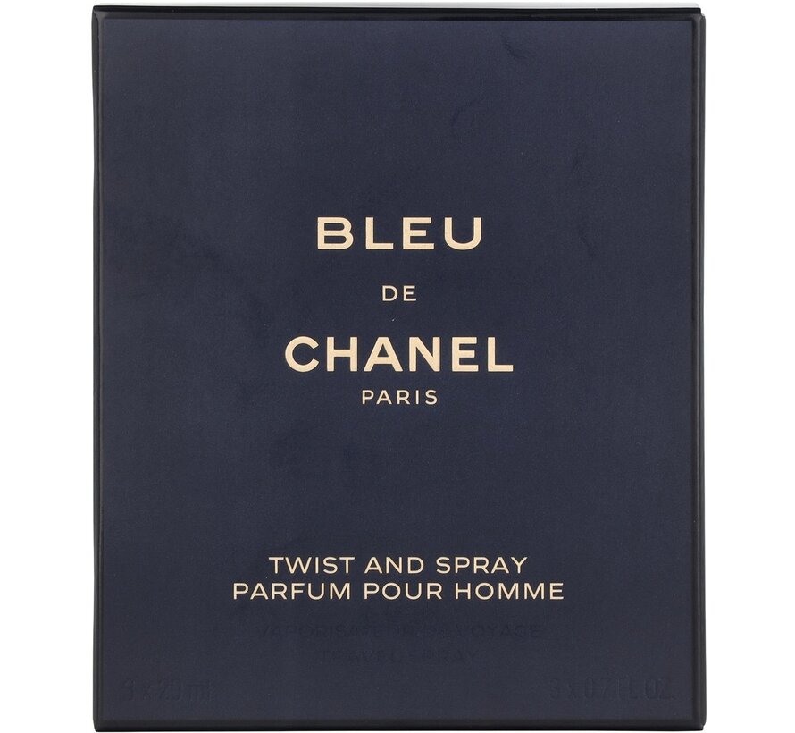 CHANEL Bleu de Chanel Parfum Twist & Spray (3 x 20 ml)
