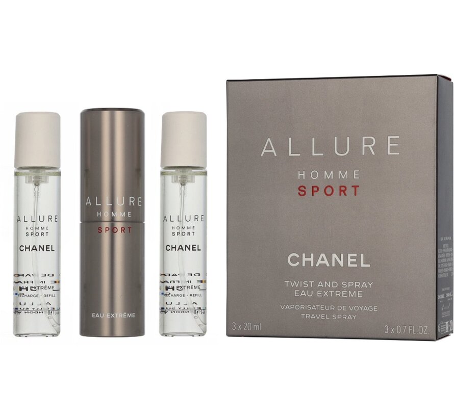 CHANEL Allure Homme Sport Eau Extreme Twist & Spray (3 x 20 ml)