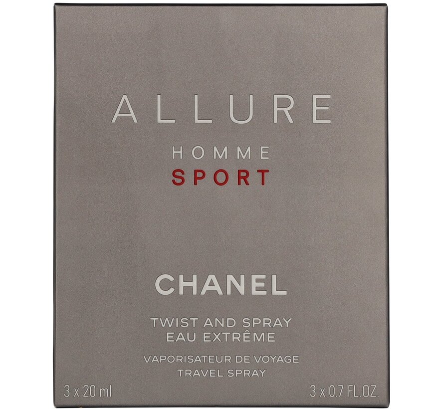 CHANEL Allure Homme Sport Eau Extreme Twist & Spray (3 x 20 ml)
