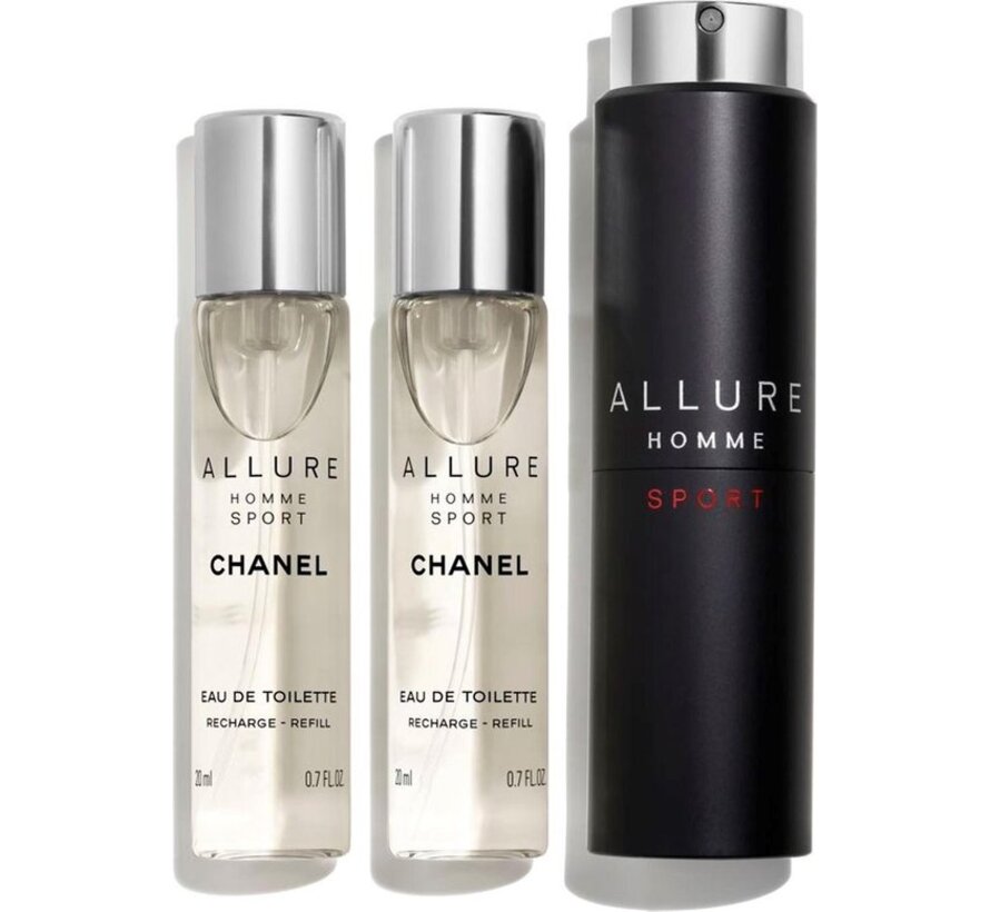 CHANEL Allure Homme Sport Eau de Toilette Twist & Spray (3 x 20 ml)