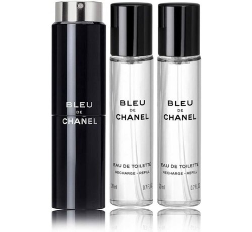Chanel CHANEL Bleu de Chanel Eau de Toilette Twist & Spray (3 x 20 ml)