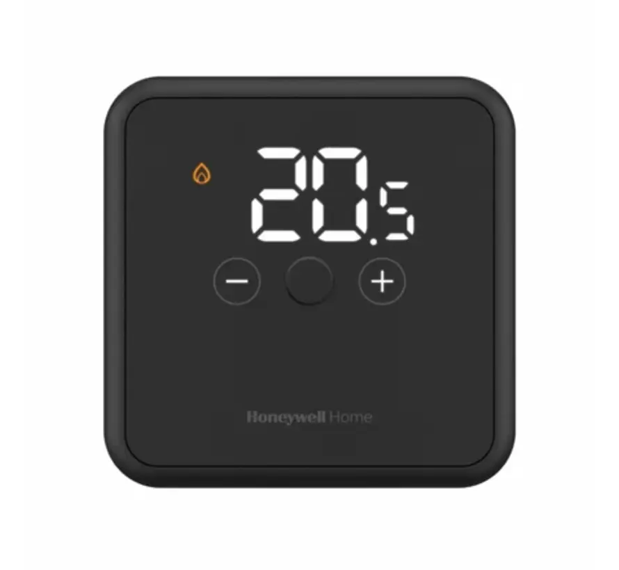 Honeywell Home DTS4R – draadloze ruimtethermostaat – zwart (excl. ketelmodule)