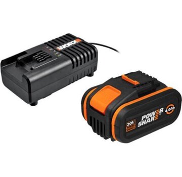 Worx accu en lader WA3609 starterset 4Ah 20V