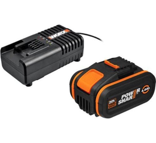 Worx accu en lader WA3609 starterset 4Ah 20V