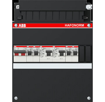 ABB Groepenkast HAD3232-22+H42* geassembleerd Hafonorm 4x achter 2x30mA + HS, 1-f Installatiekast