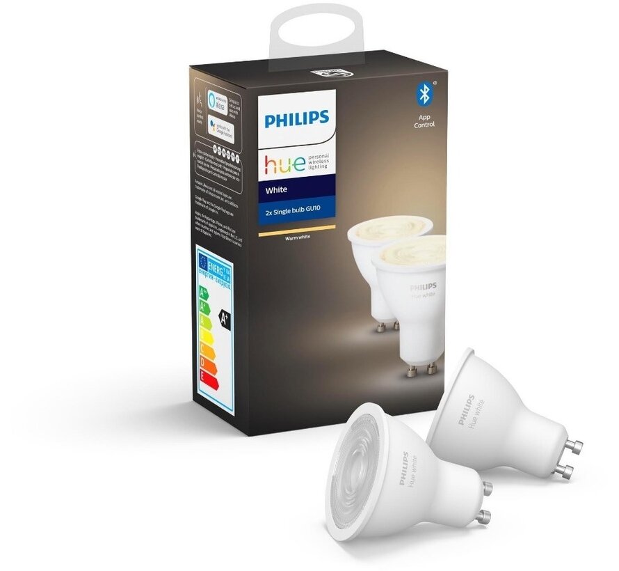 Philips Hue White Bluetooth GU10 2-pack