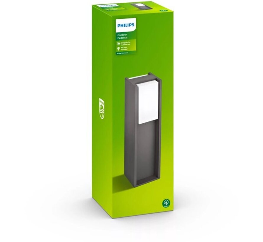 Philips MyGarden Bridge sokkellamp Antraciet klein
