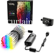 Twinkly Twinkly Curtain (Multicolor + White edition) 400 Leds Transparant