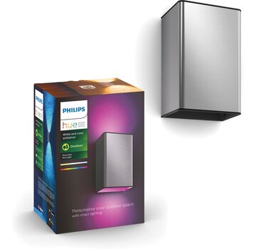 PHILIPS HUE Resonate muurlamp - wit en gekleurd licht - aluminium