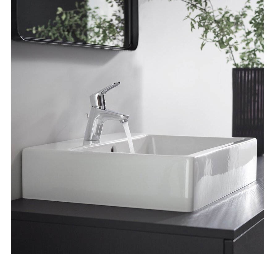 Hansgrohe Focus Coolstart wastafelkraan 100 met waste Chroom