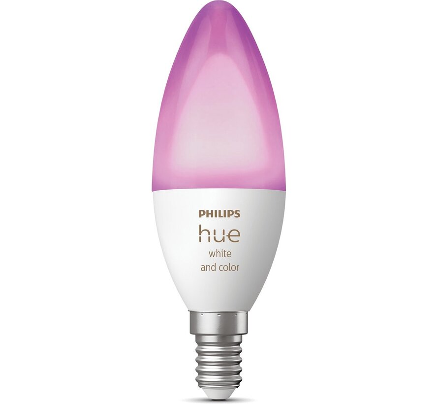 Philips Hue Kaarslamp White and Color E14 Losse lamp