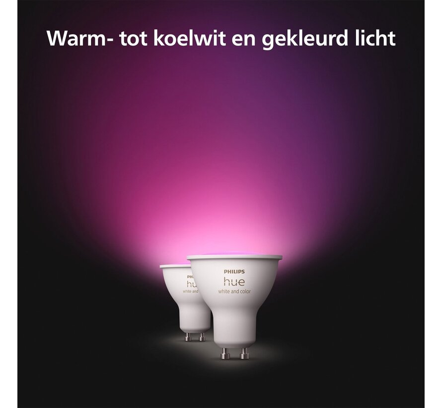 Philips Hue White and Color GU10 2-pack