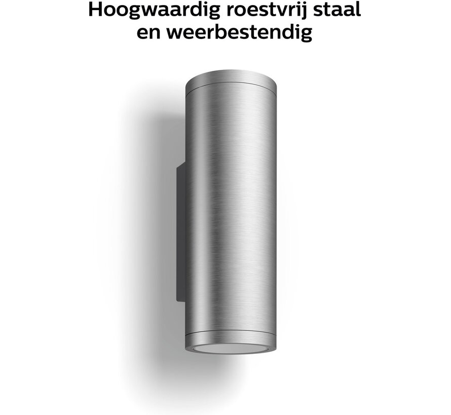 Philips Hue Appear muurlamp White & Color - RVS