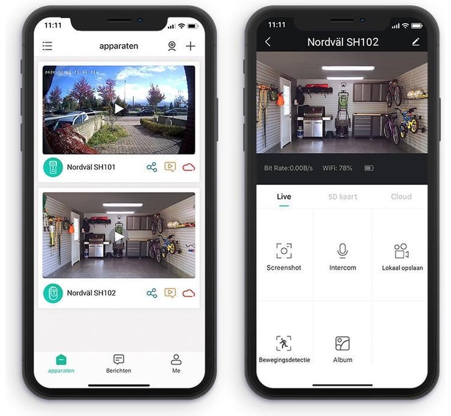 Nordväl SH102 Indoor/outdoor Cloud Camera