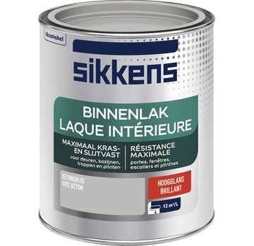 Sikkens binnenlak hoogglans betongrijs 750 ml