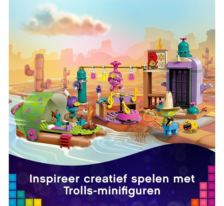 LEGO Trolls Lonesome Flats wildwateravontuur 41253