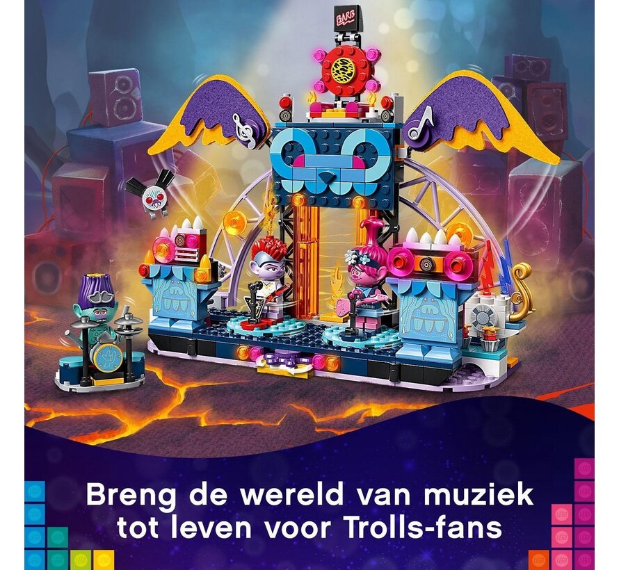 LEGO Trolls Volcano Rock City concert 41254