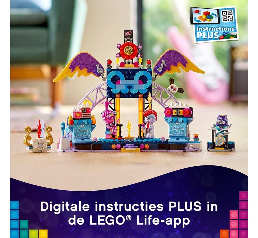 LEGO Trolls Volcano Rock City concert 41254