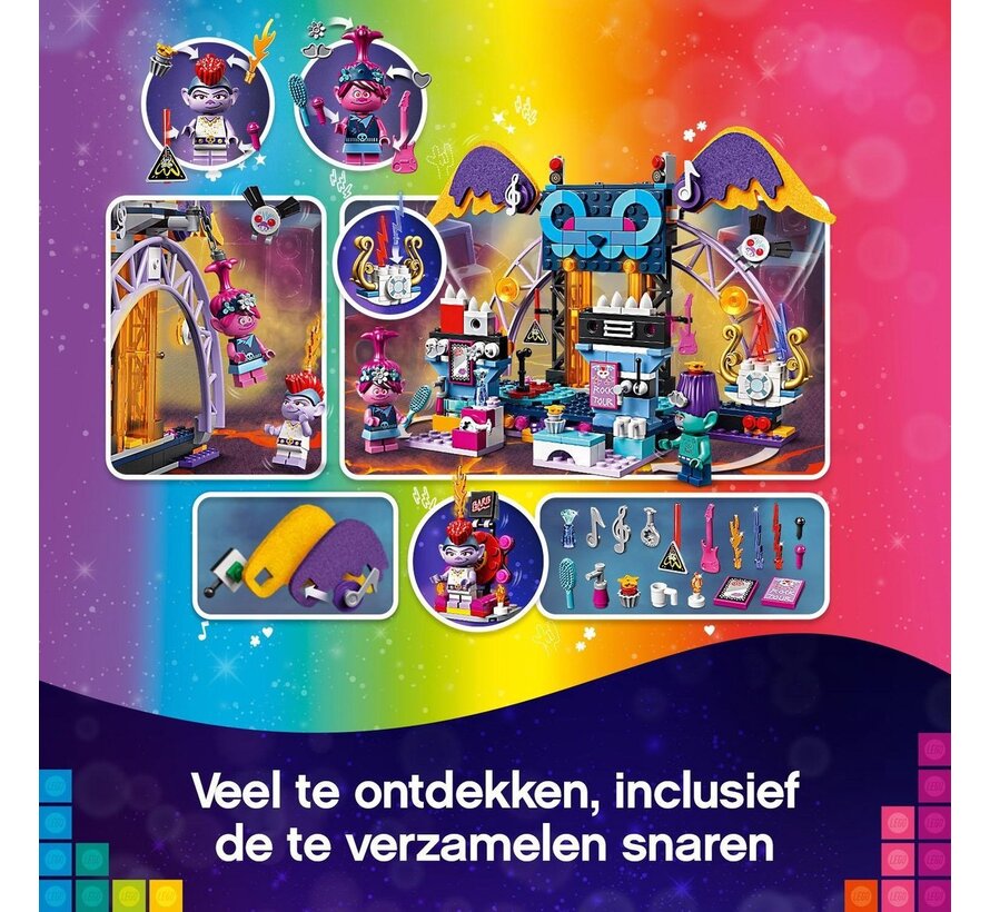 LEGO Trolls Volcano Rock City concert 41254