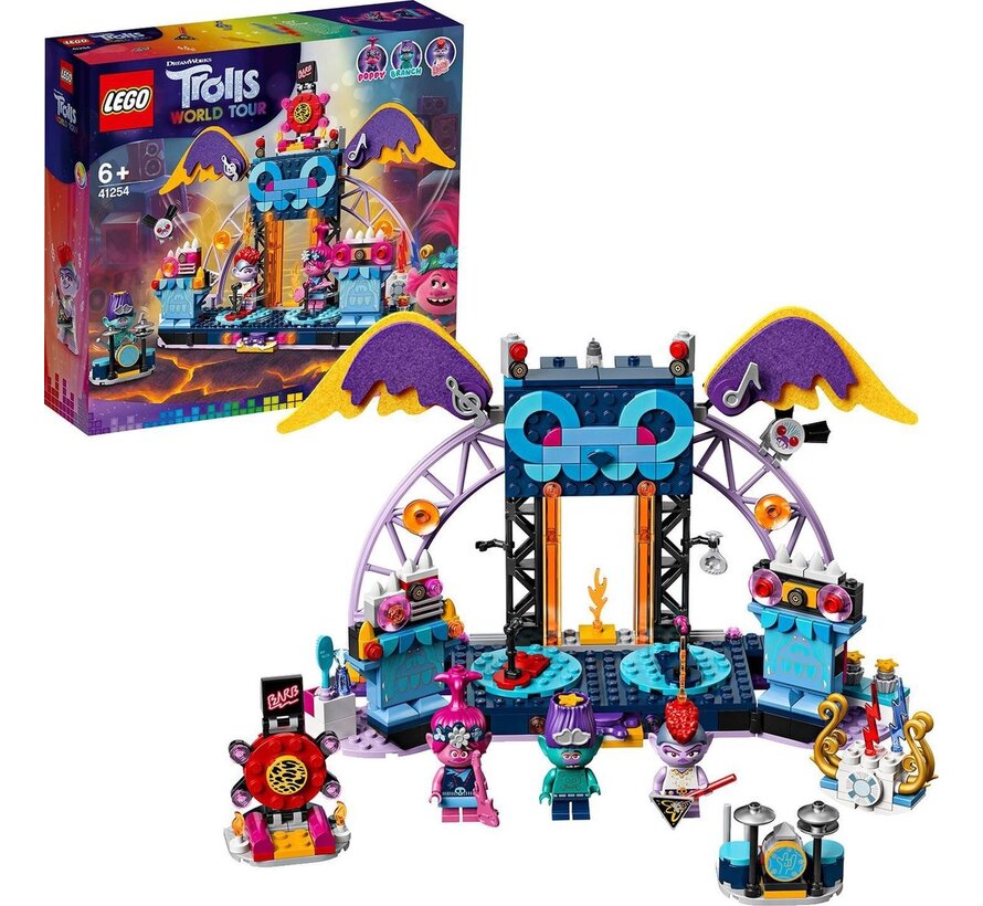 LEGO Trolls Volcano Rock City concert 41254