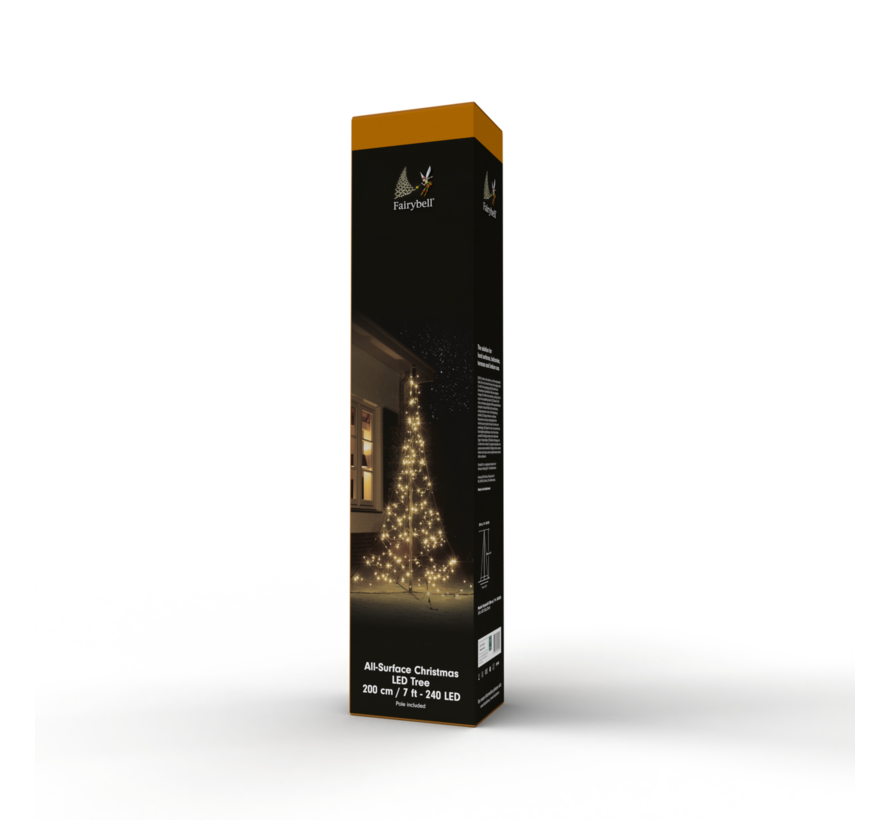 Fairybell All-Surface | 2 meter | 240 LED | Warm wit