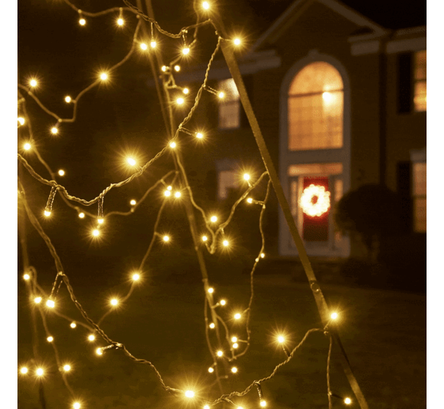 Fairybell | 4 meter | 640 LED-lampjes | Inclusief mast | Twinkle