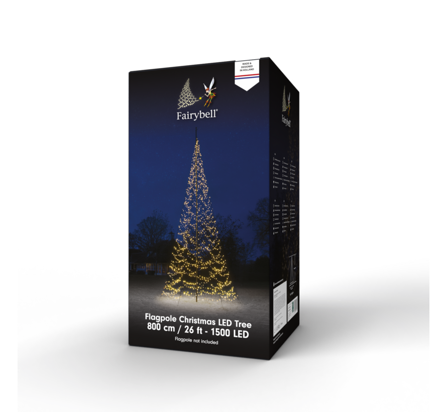 Fairybell | 8 meter | 1500 LED-lampjes | Twinkle