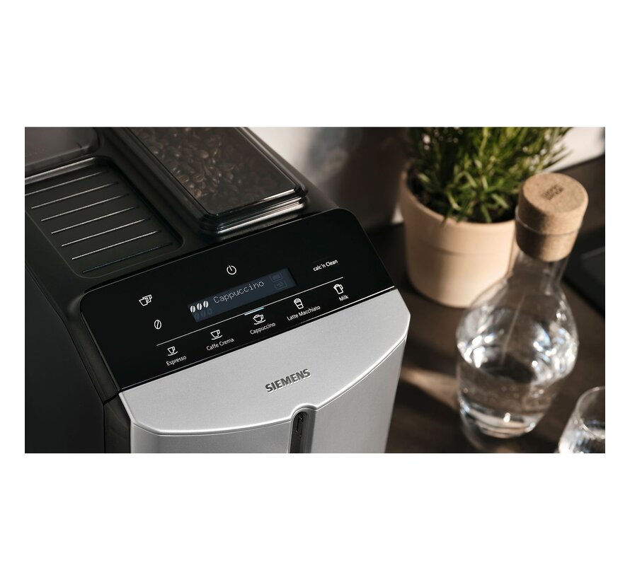 SIEMENS EQ.300 TF303E01 Zilver Espressomachine Zilver