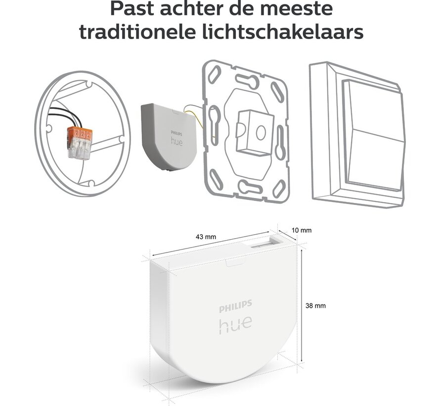 Philips Hue wandschakelaarmodule (2-pack)
