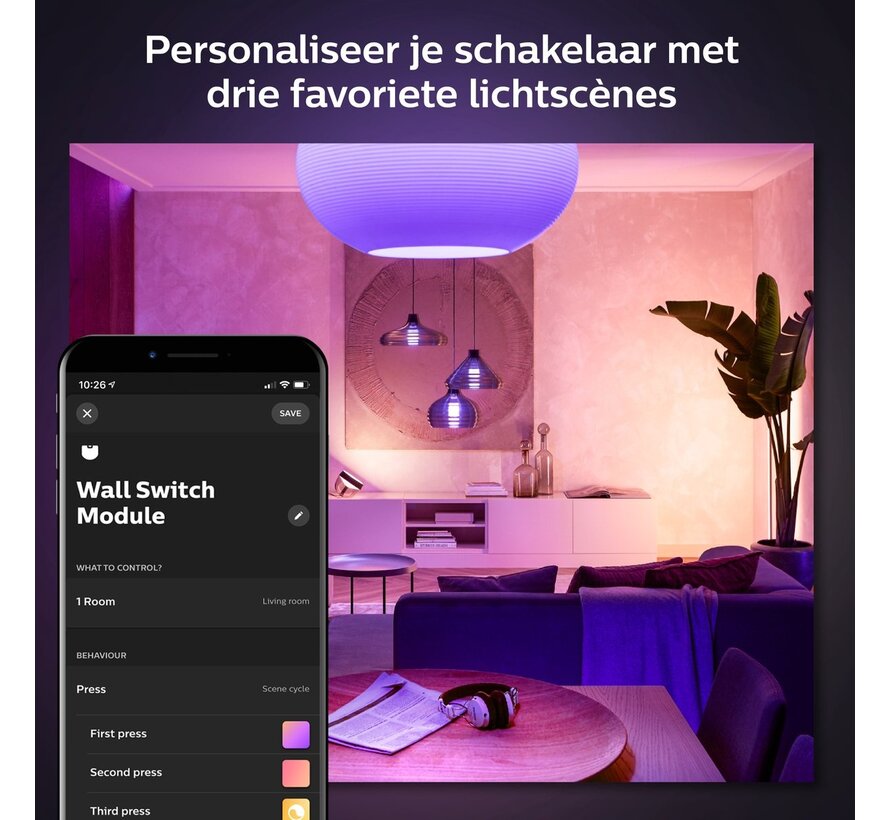 Philips Hue wandschakelaarmodule (2-pack)