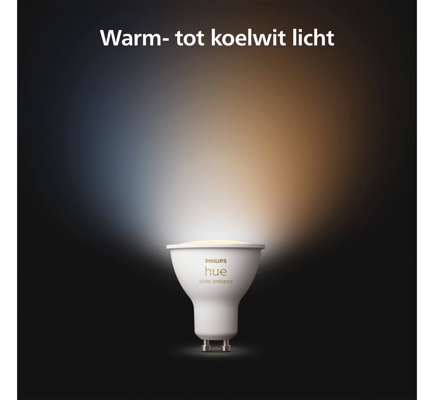 Philips Hue White Ambiance GU10 Bluetooth (1-pack