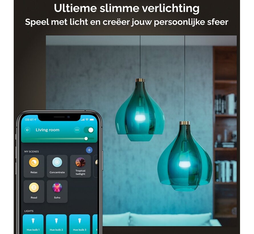 Philips Hue White en Color Ambiance 1100 Lumen Bluetooth (2-pack)