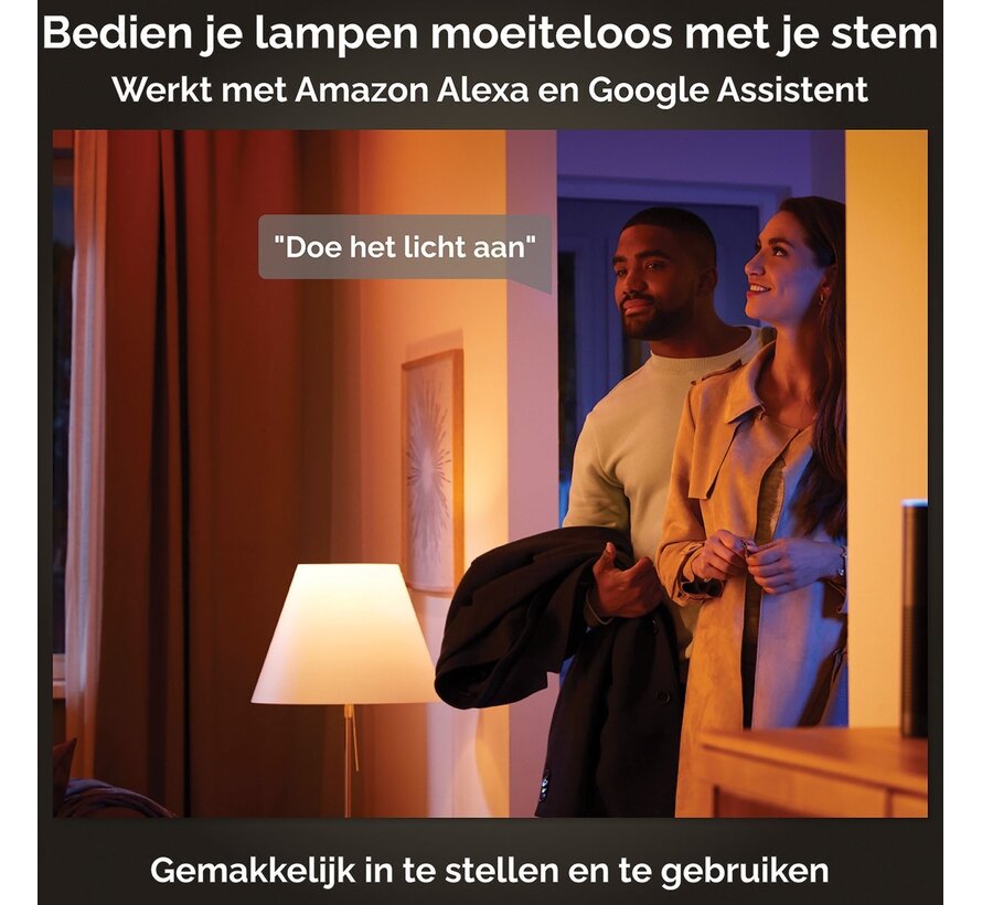 Philips Hue White en Color Ambiance 1100 Lumen Bluetooth (2-pack)