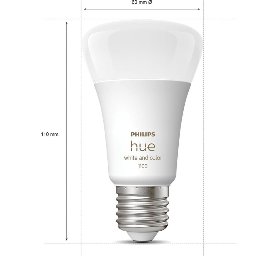 Philips Hue White en Color Ambiance 1100 Lumen Bluetooth (2-pack)